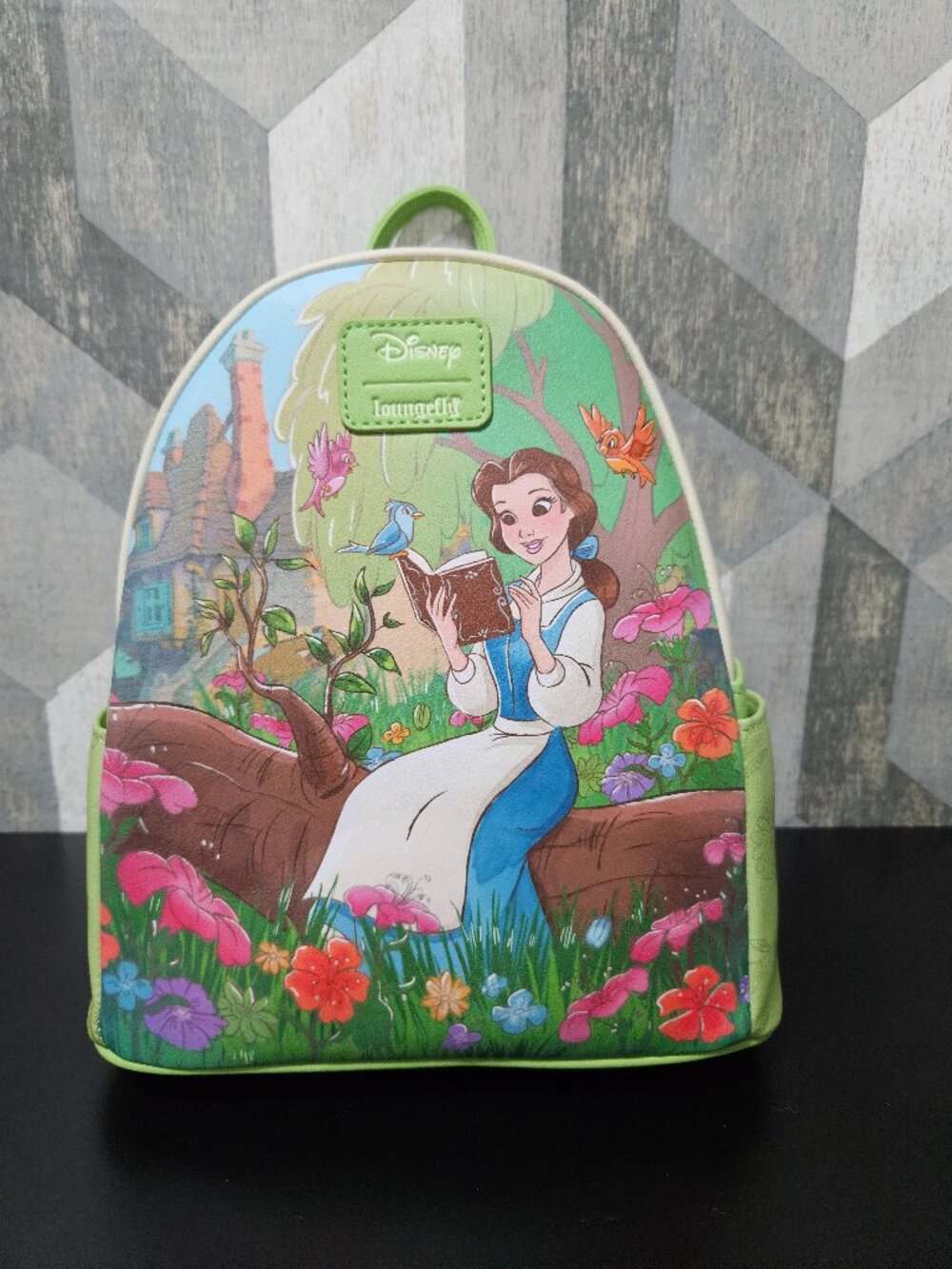 Loungefly Disney Princess Beauty And The Beast Belle Reading Mini Backpack NEW